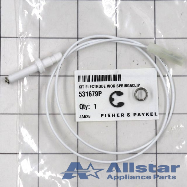 Fisher & Paykel Range Electrode Spring and Clip 531679P