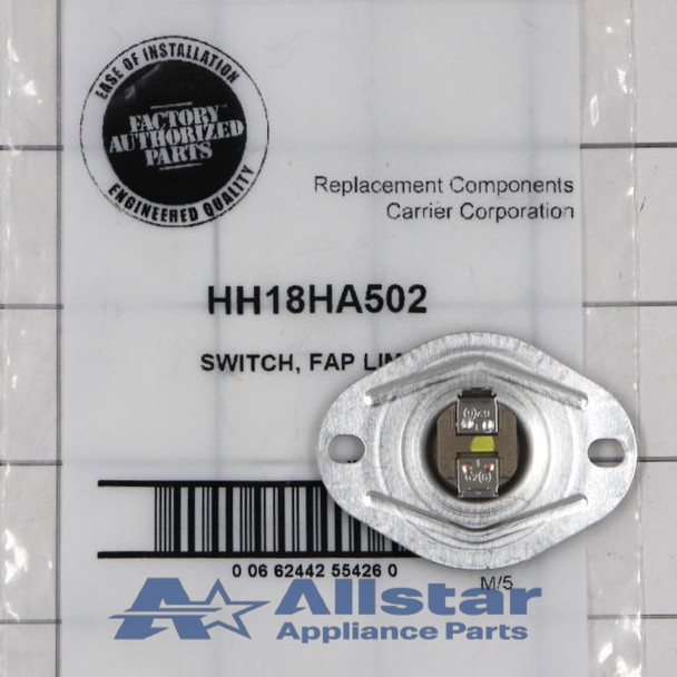 HH18HA502 Carrier Furnace Hi Limit Switch