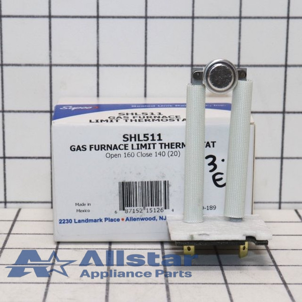 SHL511 Supco Furnace Plenum Limit Thermostat