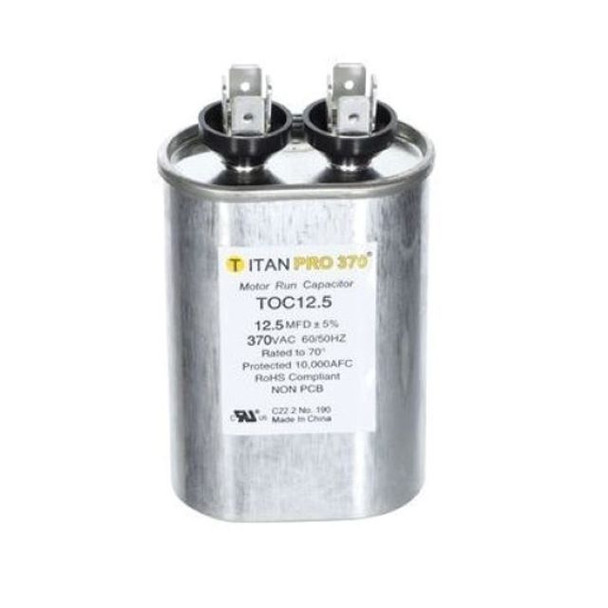 TOC12.5 Titan Pro Oval Motor Run Capacitor 12.5 MFD (370V)