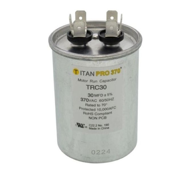 TRCF30 Titan Pro Round Motor Run Capacitor 30 MFD (440/370V)