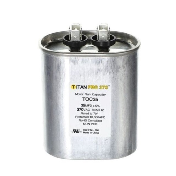 TOCF35 Titan Pro Oval Motor Run Capacitor 35 MFD (370V)