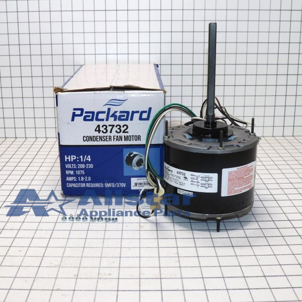 43732 Packard 5-5/8" PSC Condenser Fan Motor 1/4 HP 1075RPM