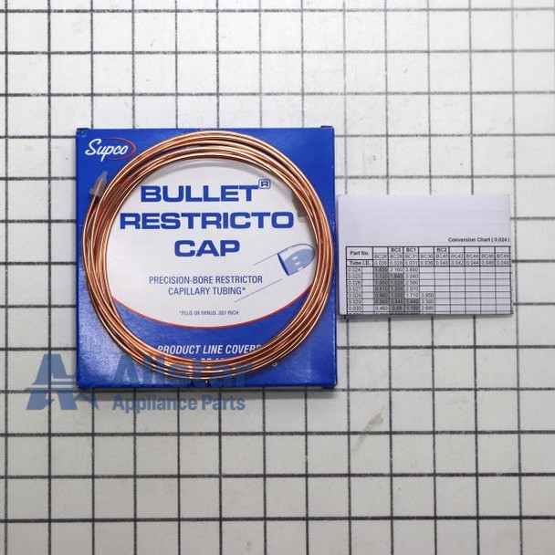 BC42X12 Bullet Restricto Cap Tube Capillary Tubing