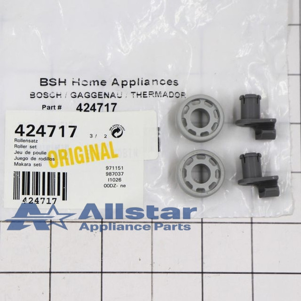 Bosch Dishwasher Dishrack Roller Set 00424717
