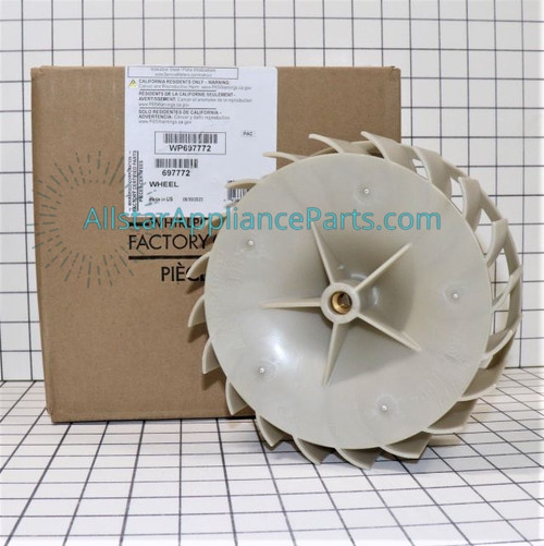 Whirlpool Dryer Blower Wheel WP697772