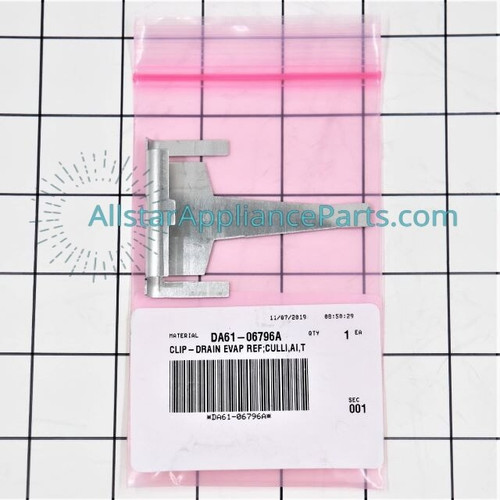 Samsung Refrigerator Evaporator Drain Clip DA6114306A