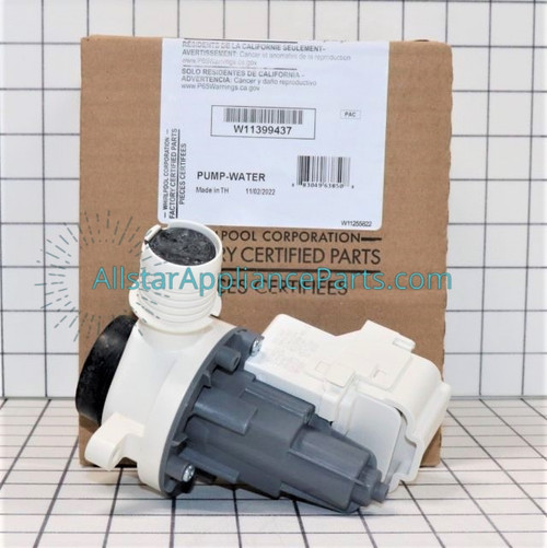 Whirlpool Washing Machine Drain Pump W11399437 