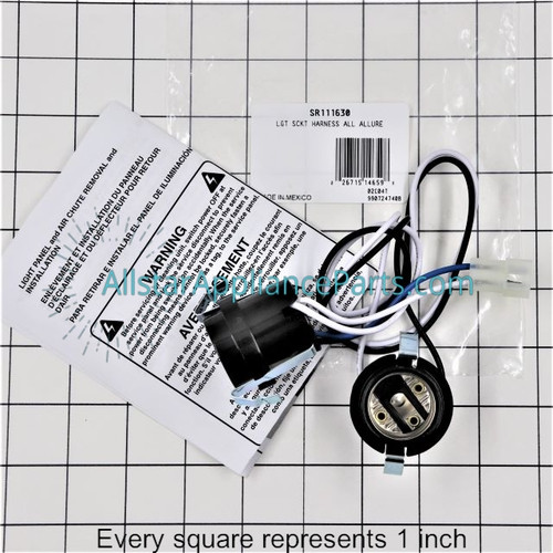 Broan Range Vent Hood Lamp Socket Assembly SR111630