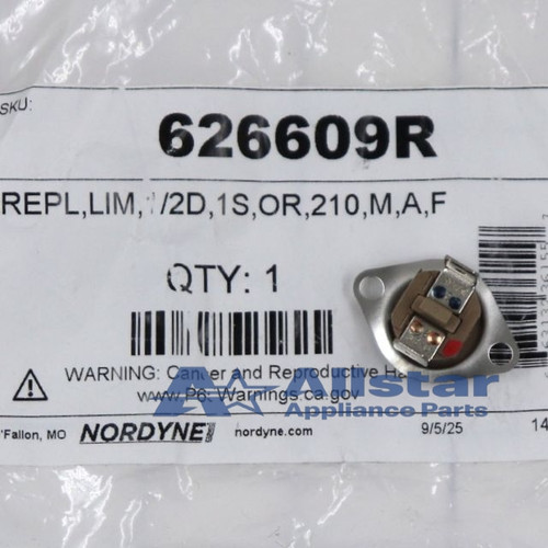 626609 Nordyne Furnace Rollout Limit Switch