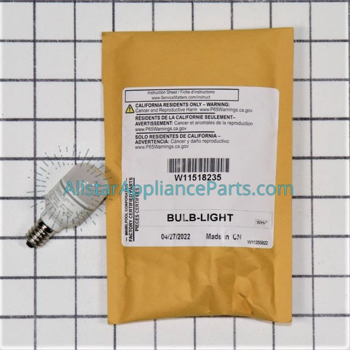 Compatible For Whirlpool W10745744 Refrigerator Freezer LED Light Bulb