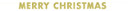 Banner Merry Christmas 9 ft. Gold Glitter