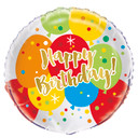 Gltzy Gold  Happy Birthday Foil Balloon