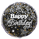 Glittering Happy Birthday Foil Balloon