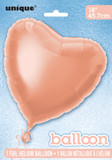 18" Rose Gold Heart Shaped Balloon 18¨