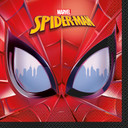 Marvel Spider-Man large 2-ply napkins featuring Spider-Man's iconic mask with a red background, packaged in a 16-count set