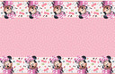 Minnie Plastic Tablecover 54 in x 84 in