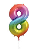 34" Giant Foil Balloon  Number 8