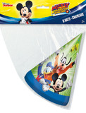 8pk Mickey And The Roadster Racers Party Hats