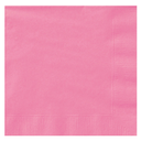 hot pink small paper napkins for dessert and beverage service