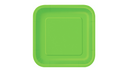 Lime Green Paper Plate Square Large