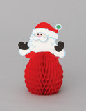 Santa Honeycomb Decorations - 4 Count (6 Inches)