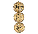 Happy  New Year Bursts 38 in Santin Foil Balloon