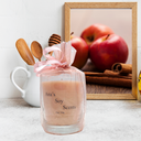 Apple Cinnamon, Ana's Soy Scents 11oz Candle With Sheer Bag