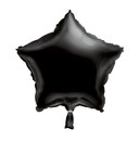 Black Star Shaped Balloon,  18"