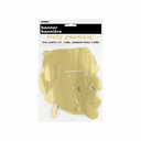 Gold Happy Anniversary banner 6 ft