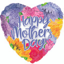 Happy Mothers Day Lavender Font Foil Balloon 17¨
