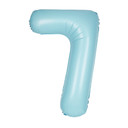 34" Balloon Number 7 Blue