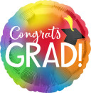 28" Colorful Grad Foil Balloon