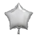 Metallic Silver Star Shaped Balloon, 18"