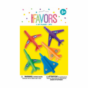 5-piece jet plane party favor set
