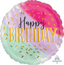 Jumbo Water Color Birthday Foil Balloon 28''