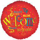 Welcome Repeat Red Balloon 18"