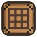 Square paper plate with Minecraft theme