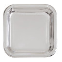 Silver Foil Square Plates 7'' (8ct)