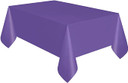 Set the Stage with Vibrant Style: Neon Purple 54in. x 108in. Plastic Tablecover