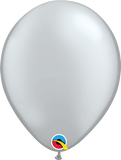 Shine Bright with Round Silver Latex Balloons - 11-inch (100ct) for Glamorous Celebrations