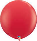 Make a Big Impact with Round Red Latex Balloons - 3ft (2ct) for Spectacular Celebrations