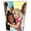 Barbie-Themed Refreshments: Barbie Paper Cups - 9 oz (8ct) - Drink with Fashionable Flair