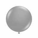 24" Silver Latex Balloons (25 ct)