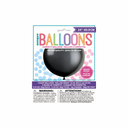 Gender reveal giant balloon 24in with confetti
