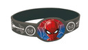 Black Spider-Man bracelet featuring Spider-Man's face and web designs.