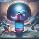 The "Space Age" EDP by Armaf, in a 3.4 oz bottle, is elegantly presented against a cosmic backdrop, symbolizing the vast exploration of scent. The bottle's sleek design and the fragrance's unisex appeal are captured in this visual representation, inviting the viewer into the world of Armaf's olfactory innovation.
