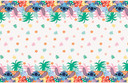 Stitch Plastic Tablecover 54in x 84in with colorful Disney character design