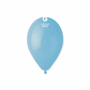 baby blue latex balloon #072 with soft pastel tone