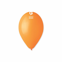 12 inch orange balloon close up smooth surface